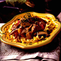Pork and Mixed Mushroom Stew