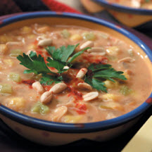 View the recipe Posole-Green Chile Peanut Stew. Posole-Green Chile Peanut Stew