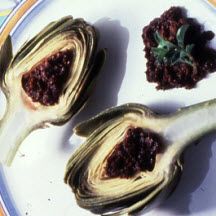 Artichokes with Pumate Dip