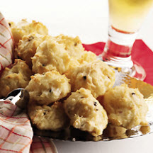 View the recipe for Asiago Cheese Puffs. Asiago Cheese Puffs