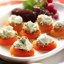 Miniature Blue Cheese Balls with Winter Fruit