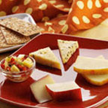 Cheese Plate with Pineapple Salsa