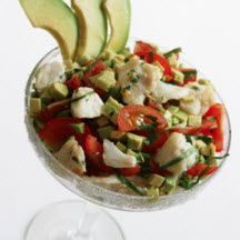 Crab and Avocado Margaritas