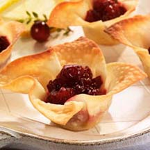 Cranberry Brie Appetzer Bites