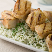 Curried Turkey Kabobs