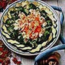 Harvest Vegetable Platter with Orange Walnut Sauce