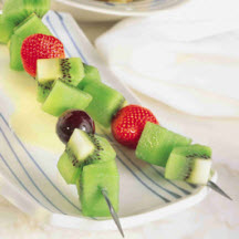 Kiwi and Fruit Kabobs