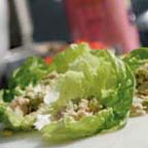 Salmon Pistachio Lettuce Wraps