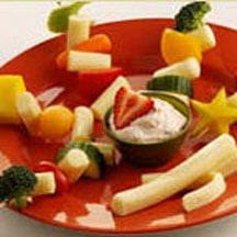 String Cheese and Veggie Fruit Kabobs