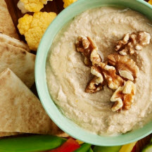 View recipe for Toasty Walnut Hummus. Toasty Walnut Hummus
