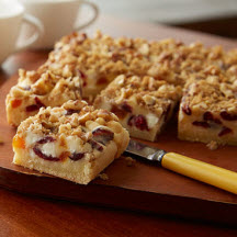 Festive Fruited White Chip Blondies