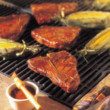 Grilled Steak and Corn