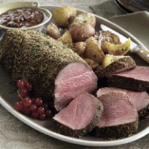 Porcini-Crusted Beef Tenderloin