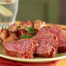 Roasted Sun-Dried Tomato Beef Tri-Tip and Potatoes