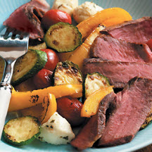 Sonoma Steaks with Vegetables Bocconcini