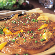 Veal Steaks Vesuvio