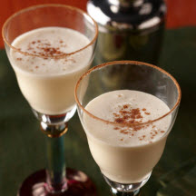 Shaken Eggnog Cocktail