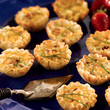 Bacon Onion Quiche Bites
