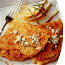Blue Cheese and Pear Crepes