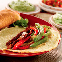 Cornmeal Crêpe Fajitas