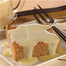 Honduran Yucca Cake with Sweet Milk Sauce