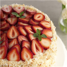 View the recipe for Strawberry Coconut Cake. Strawberry Coconut Cake