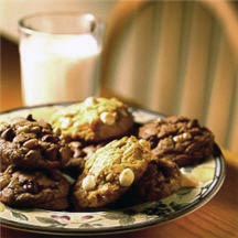 Macadamia Nut White Chip Pumpkin Cookies