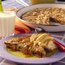 Oatmeal Chipper Skillet Cookie