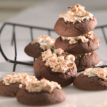 Snow-Capped Fudge Cookies