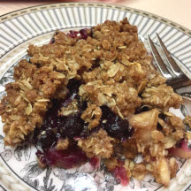 Blueberry Apple Crisp