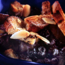 Blueberry Bread and Butter Pudding