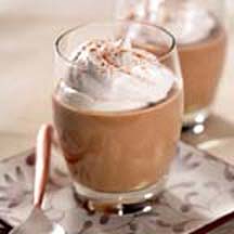 Café Latte Gelatin with Cinnamon Cream
