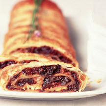 Dried Plum and Goat Cheese Strudel