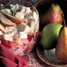 Light and Easy Pear-Strawberry Trifle