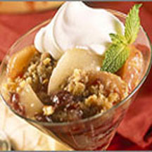 Pear, Apple and Cranberry Cobbler