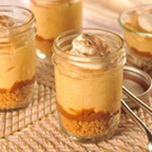 Pots of Dulce de Leche Pumpkin Cream Pie