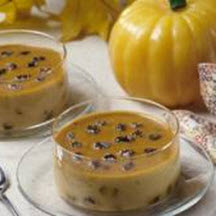 Pumpkin Raisin Custards