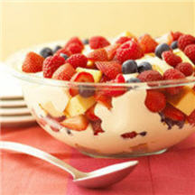Summertime Fruit Trifle