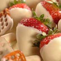 White Dipped Fruit