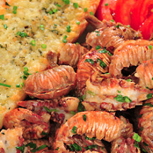 Garlic Roasted Peel-and-Eat Rock Shrimp