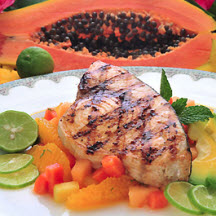 Grilled Swordfish with Mango Citrus Salsa