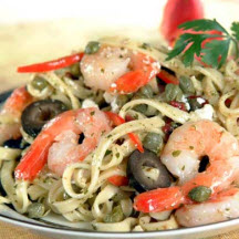 Mediterranean Shrimp Pasta