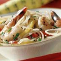Noodles with Sesame Shrimp