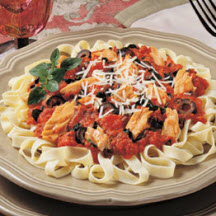 Salmon and Spinach Pasta Marinara