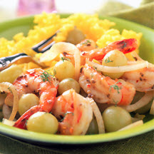 View recipe for Sautéed Shrimp with Grapes and Fennel. Sautéed Shrimp with Grapes and Fennel