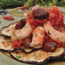 Shrimp and Eggplant Mediterranean