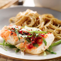 Steamed Szechuan Alaska Cod