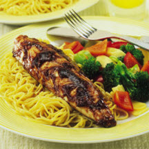 Wahoo with Teriyaki Sauce