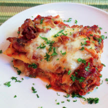 Lasagna with Spicy Pork Italian Sausage