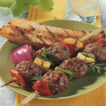 Meatball Veggie Kabobs